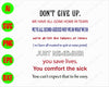 Don't give up we have all gone home in tears, just remember you save lives svg, dxf,eps,png, Digital Download