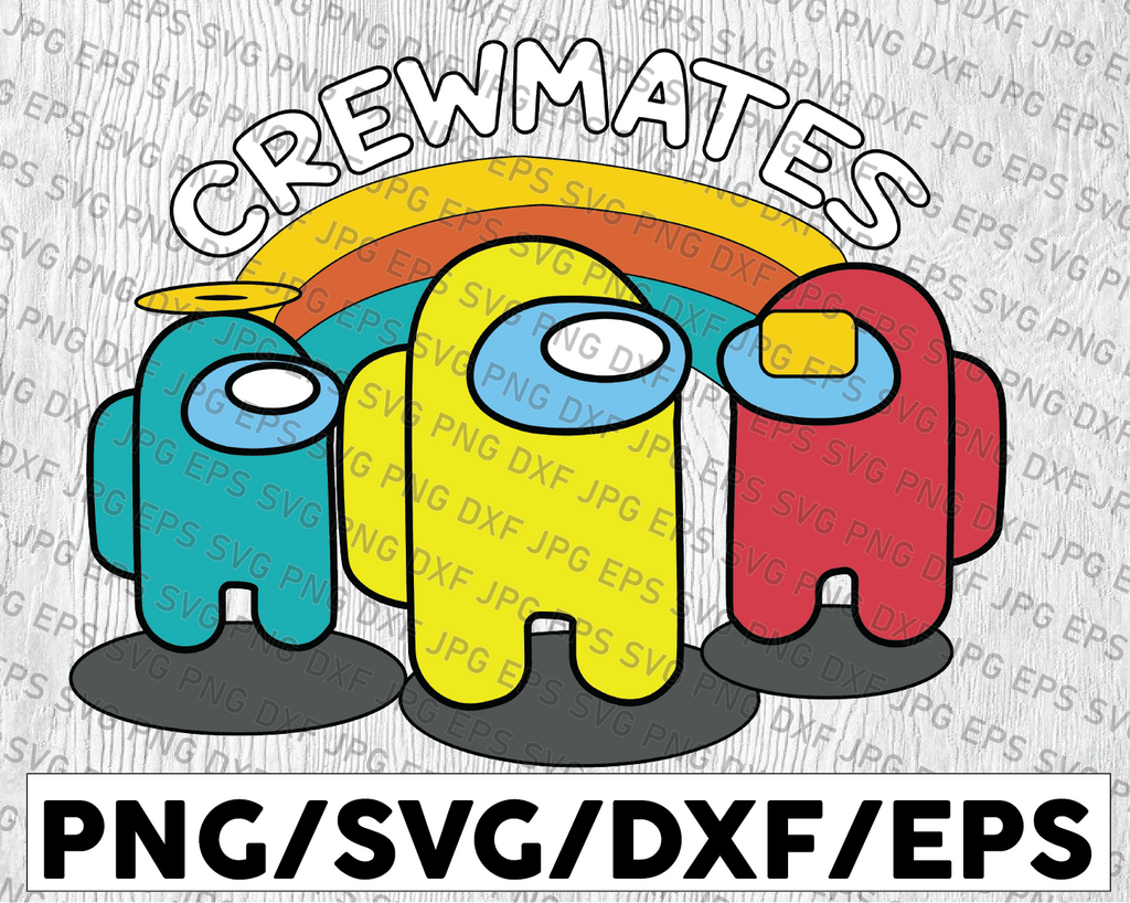 Crewmates Imposter Among Game Us Sus Funny Crewmates svg png dxf eps digital download