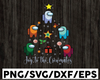 Among Us Christmas Tree Png, Joy To The Crewmates, Impotor Christmas Gift, Trending Video Game, Gamer Merry Xmas Gift, Digital Download