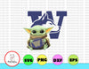 Baby Yoda png, NCAA png, Sublimation ready, png files, football svg, NCAA Sports svg, png dxf eps,Washington Huskies, Washington Huskies SVG,